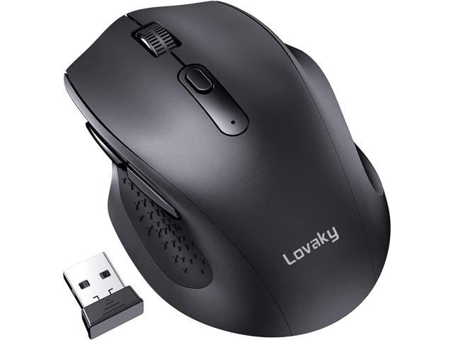 Photo 1 of Computer Ergonomic Mouse 2.4G Laptop Mouse, USB Mouse, 5 Adjustable DPI Cordless Mouse with 6-Button