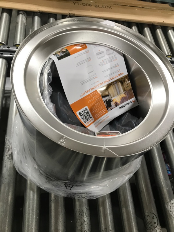 Photo 1 of Solo Stove Ranger 2.0 with Stand, Smokeless Fire Pit | Wood Burning Fireplaces with Removable Ash Pan, Portable Outdoor Firepit - Ideal for Camping, Stainless Steel, H: 15.25 in x Dia: 15 in, 16.5 lbs w/ Removable Ash Pan & Base Plate