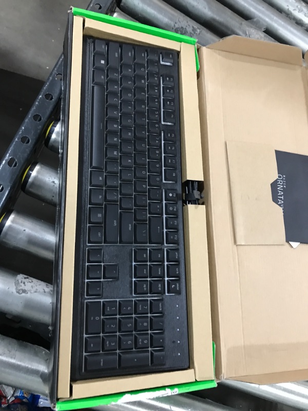 Photo 2 of Razer Ornata V3 X Gaming Keyboard: Low-Profile Keys - Silent Membrane Switches - Spill Resistant - Chroma RGB Lighting - Ergonomic Wrist Rest - Classic Black