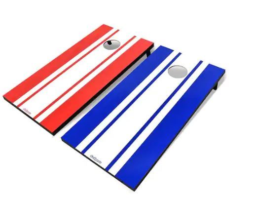 Photo 1 of 4 ft. x 2 ft. Classic Cornhole Set-Includes 8 Bean Bags, Travel Case and Game Rules
