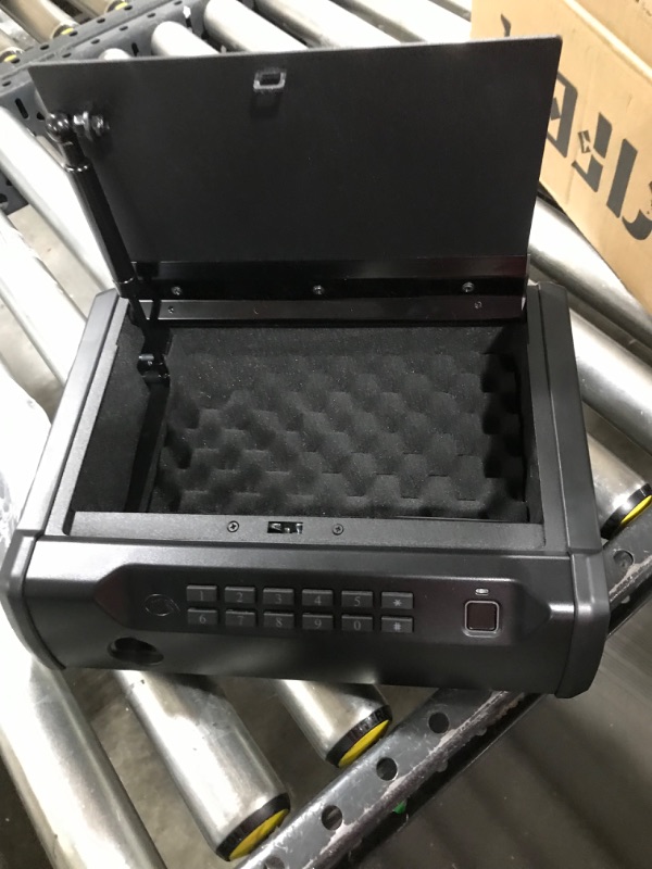 Photo 4 of Gun Safe, Pistol Safe, Gun Safes for Pistols, Biometric Pistol Safe, Gun Safes, Pistol Safes, Handgun Safe, Fingerprint Gun Safe, Fireproof Waterproof Gun Safe, CA DOJ Approved (Fob Supported) Optical Biometric Sensor