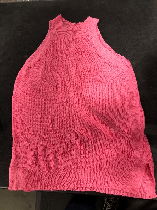 Photo 1 of  Womens Pink Halter Top