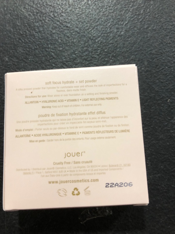 Photo 1 of Jouer Soft Focus Hydrate & Set Powder - Silky Demi-Matte Finish Setting Powder - Quality Ingredients - Talc, Paraben, Gluten & Cruelty Free - Vegan Friendly