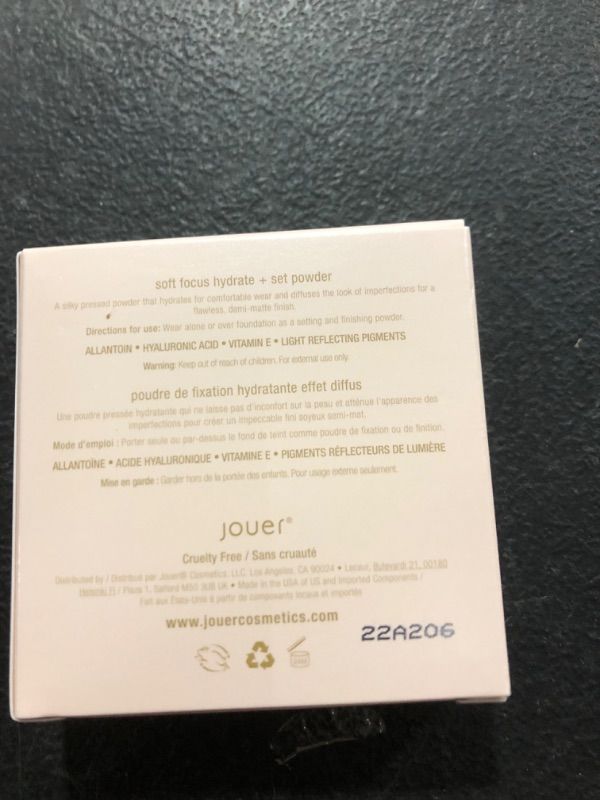 Photo 1 of Jouer Soft Focus Hydrate & Set Powder - Silky Demi-Matte Finish Setting Powder - Quality Ingredients - Talc, Paraben, Gluten & Cruelty Free - Vegan Friendly