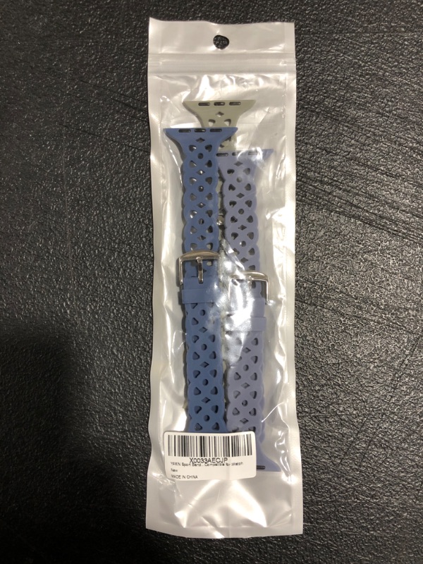 Photo 1 of 3 PACK SILICONE RUBBER WATCH BANDS FOR IWATCH. 