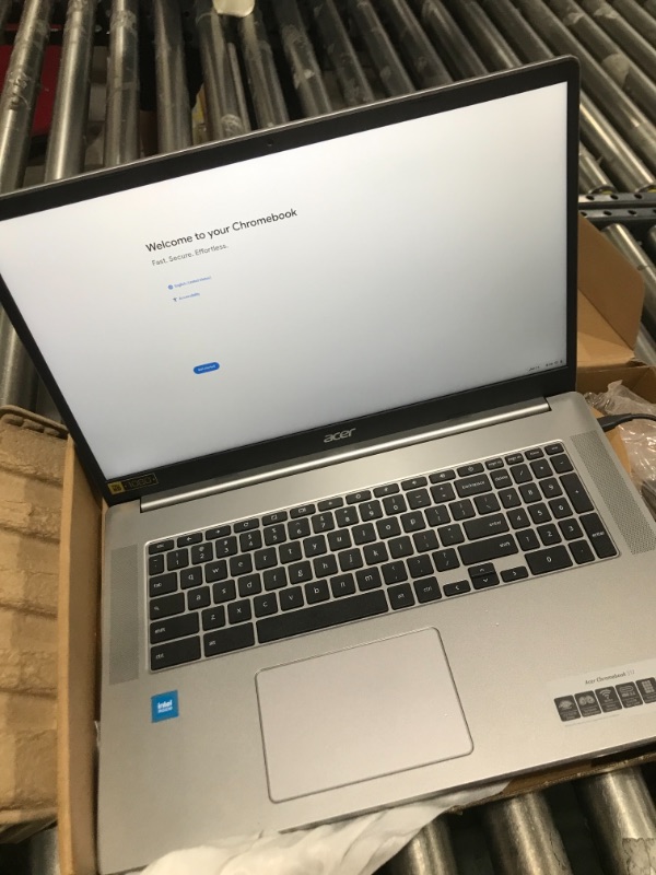 Photo 3 of Acer Chromebook 317 17.3” FHD Intel Celeron N4500 64GB eMMC 4GB RAM Silver