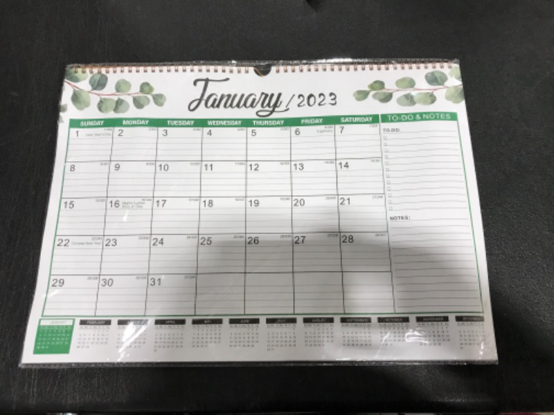 Photo 2 of Lvesunny 2023 Wall Calendar?jan. 2023 - Jun. 2024 Big Calendars 17.72' *12' Spiral Binding 