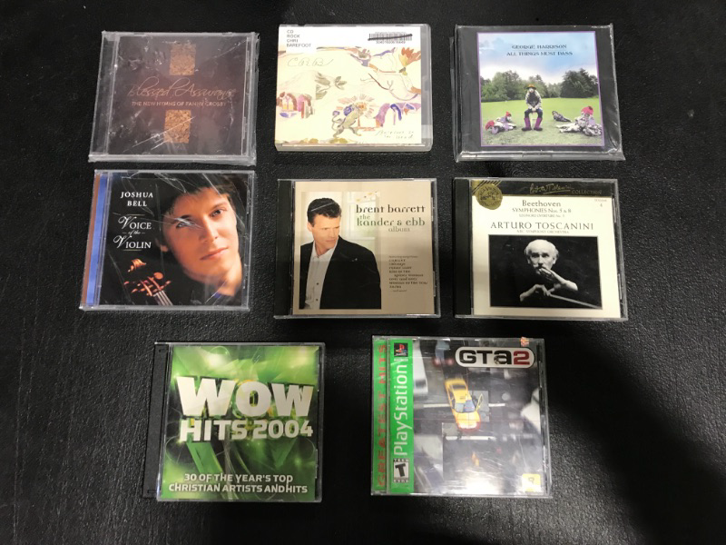 Photo 1 of Compact Disc Bundle- Various Titles- 8pcs