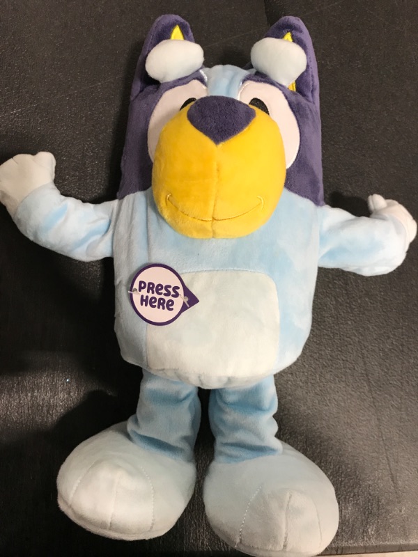 Photo 2 of Bluey Dance and Play 14" Animated Plush | Over 55 Phrases and Songs, Multicolor