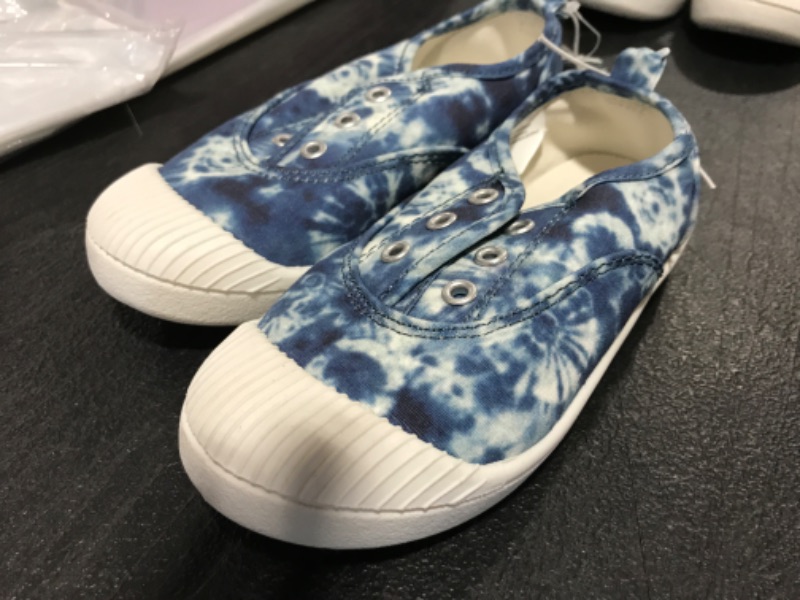 Photo 2 of [Size 6] Toddler Rory Tie-Dye Slip-on Sneakers - Cat & Jack™ Navy
