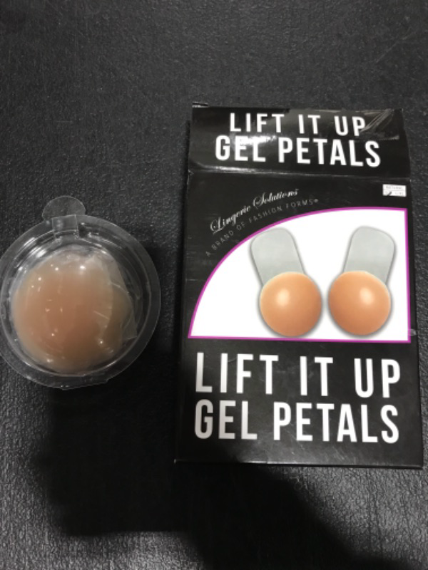 Photo 2 of [Size S/M] LINGERIE SOLUTIONS Lift It up Adhesive Gel Petals Size S/M Nude Silicone
