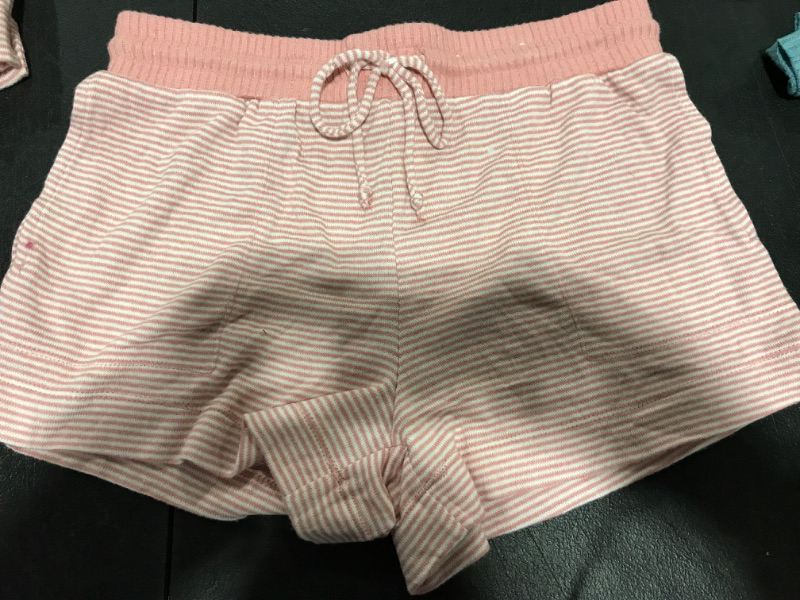Photo 2 of [Size M] Rose Red Striped Perfectly Cozy Pajama Sleep Shorts 