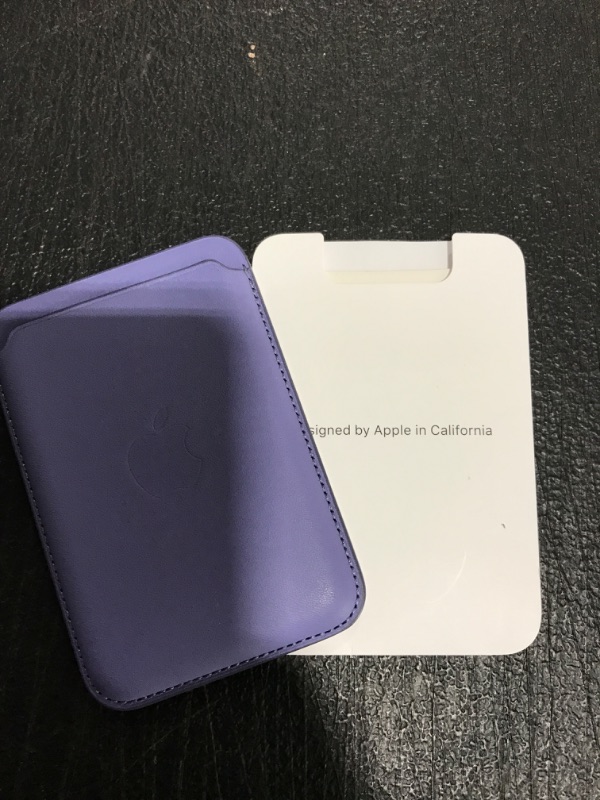 Photo 2 of Apple iPhone®? Leather Wallet (Magsafe®?)- Wisteria
