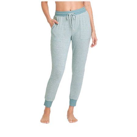 Photo 1 of [Size L] Blue Striped Perfectly Cozy Jogger Pajama Sleep Pants