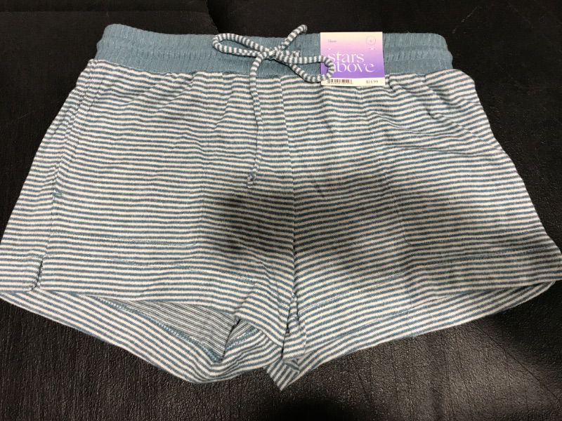 Photo 2 of [Size XS] Blue Striped Perfectly Cozy Pajama Sleep Shorts - XSmall
