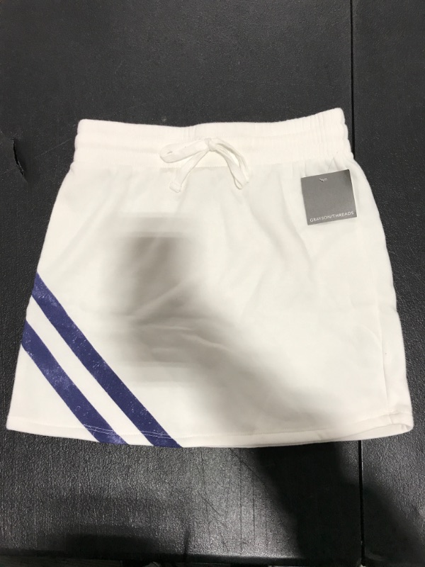 Photo 2 of [Size XS] Women's USA Tennis Graphic Mini Skirt -White
