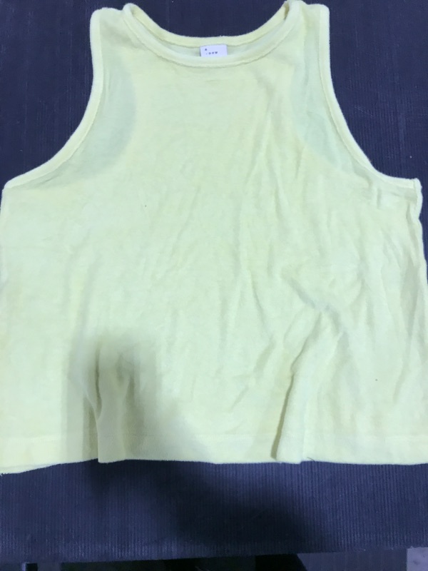 Photo 2 of [Size S] Women's Terry Tank Top - a New Day Yellow 