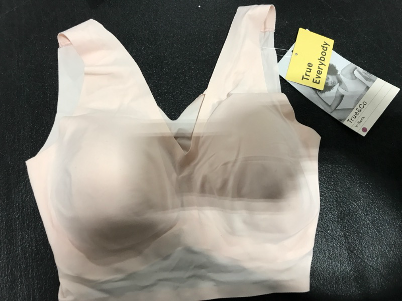 Photo 2 of [Size L] True & Co. True Everybody Women's V-Neck Bra -Pink