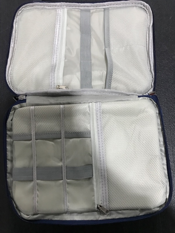 Photo 2 of Electronic Pack Cable Accessory Pack, Portable Storage Box Three-Tier Multifunctional Electronic Storage Bag
