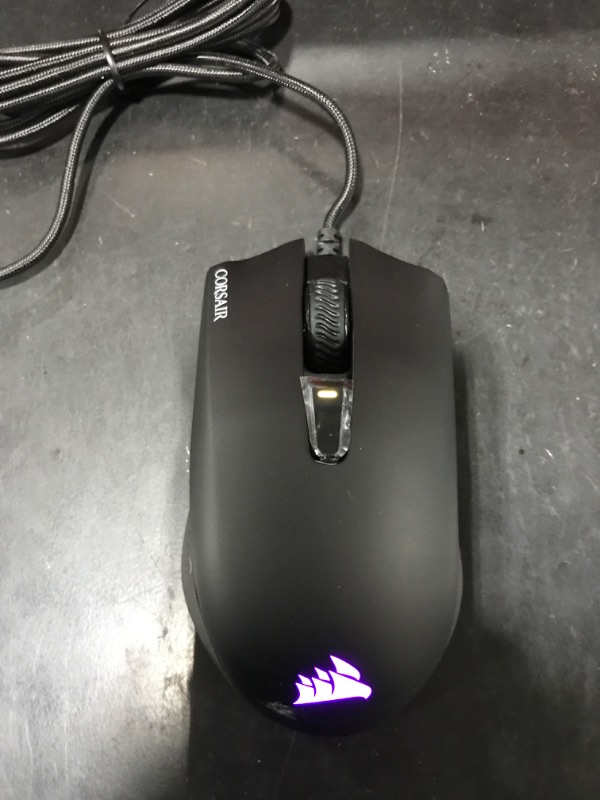 Photo 2 of Corsair Harpoon RGB Wireless - Wireless Rechargeable Gaming Mouse with SLIPSTREAM Technology - 10,000 DPI Optical Sensor