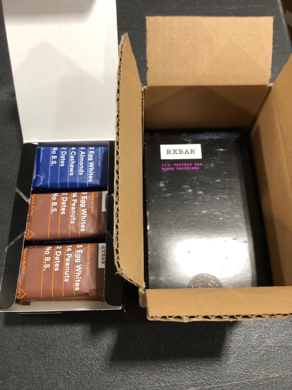 Photo 3 of RXBAR Protein Bar, Variety Pack, 10 Flavors, 55oz Box (30 Bars). 04/2023.