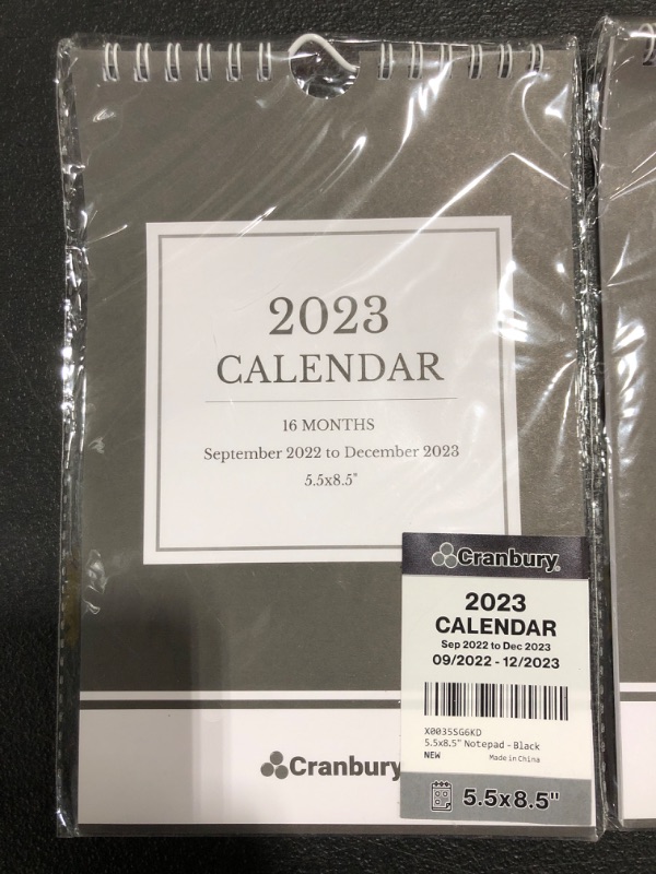 Photo 1 of LOT OF 2 CRANBURY 2023 CALENDAR. 16 MONTHS. 5.5 x 8.5" 