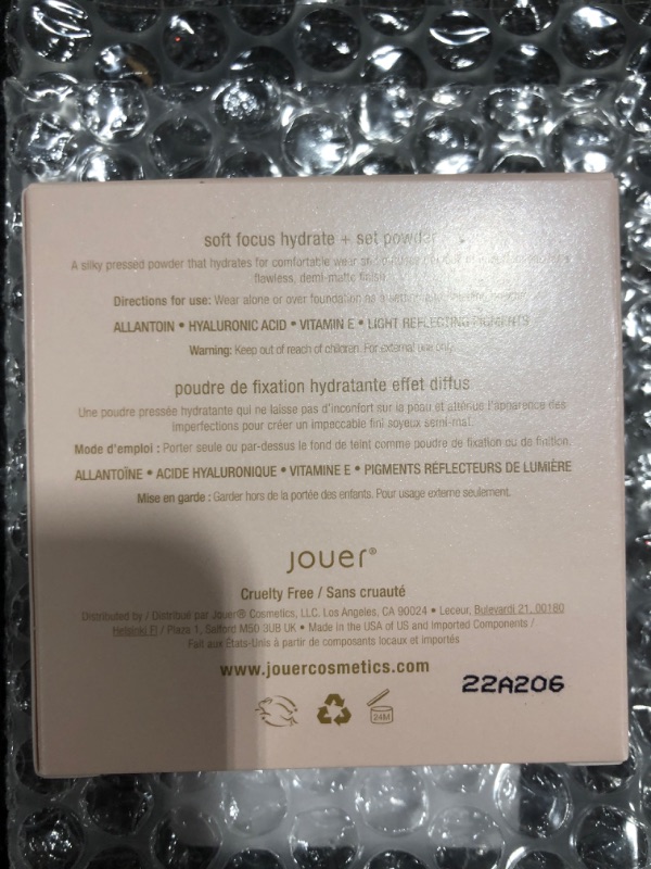 Photo 3 of Jouer Soft Focus Hydrate & Set Powder - Silky Demi-Matte Finish Setting Powder - Quality Ingredients - Talc, Paraben, Gluten & Cruelty Free - Vegan Friendly