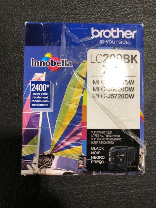 Photo 2 of Brother Printer LC209BK Super High Yield Ink Cartridge, Black Black Super High Yield Ink.