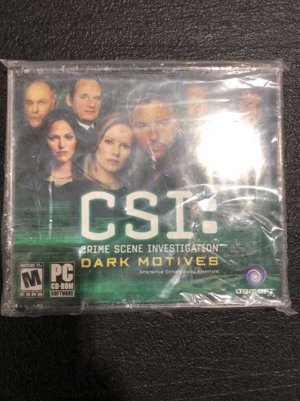 Photo 1 of CSI DARK MOTIVES PC CD-ROM. PRIOR USE. 