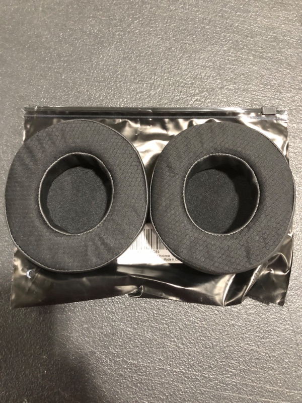 Photo 2 of HEADPHONE FIX REPLACEMENT COVER PADS. UNMARKED APPLICATION. BLACK. 