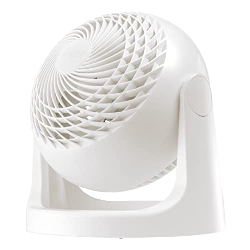 Photo 1 of IRIS USA WOOZOO Air Circulator Fan, Vortex Fan, Desk Fan, Portable Fan, 3 Speed Settings, 360 Tilting Head, 52ft Max Air Distance, Large, White
