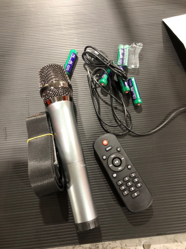Photo 1 of JYX Portable Bluetooth Karaoke Machine, Microphone PA Speaker System with FM Radio, REC, TWS, Remote Control, Supports TF Card, USB, AUX in, for Home,Party, Event