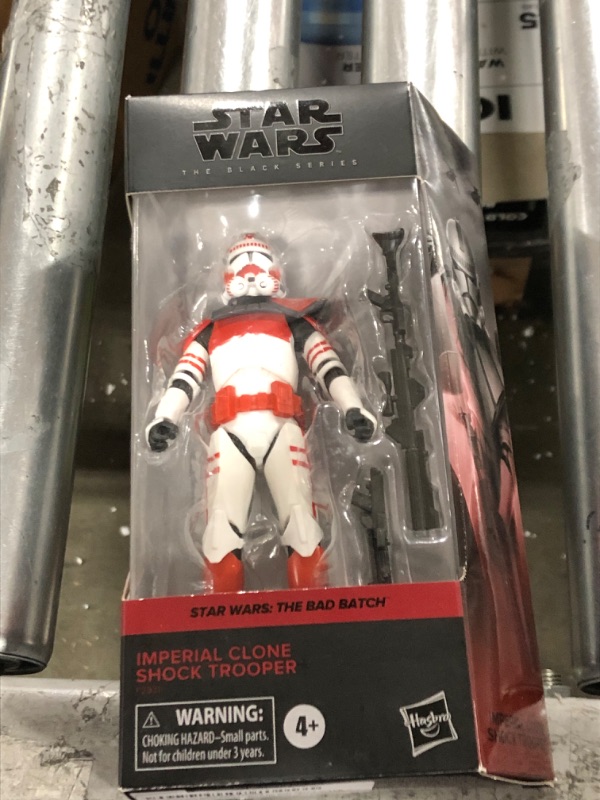 Photo 2 of Star Wars The Black Series Imperial Clone Shock Trooper Toy 15-Cm-Scale The Bad Batch Collectible Figure for Kids Ages 4 and Up