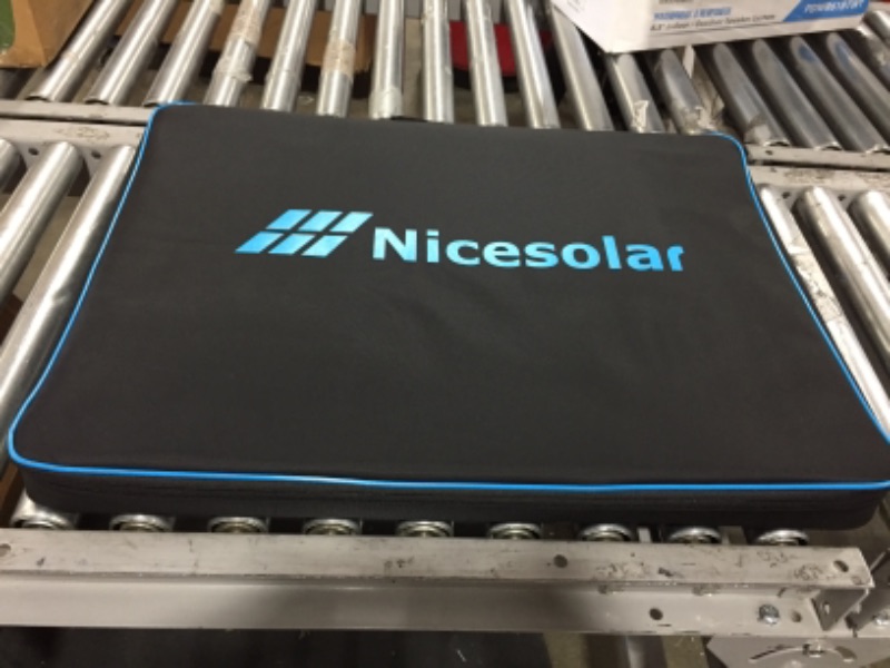 Photo 1 of Nicesolar 200W Foldable Solar Panel Kit for Portable Power Station Generator, 200 Watt Portable Solar Panel Charger USB PD 65W for Laptop Cell Phones Tablets Camera Outdoor Camping Van RV FSP-200W