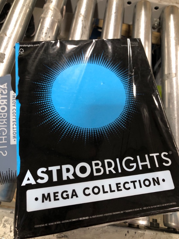 Photo 3 of Astrobrights Mega Collection, Colored Cardstock, Ultra Blue, 320 Sheets, 65 lb/176 gsm, 8.5" x 11" - MORE SHEETS! (91694)