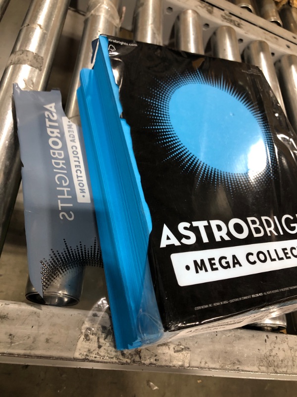 Photo 2 of Astrobrights Mega Collection, Colored Cardstock, Ultra Blue, 320 Sheets, 65 lb/176 gsm, 8.5" x 11" - MORE SHEETS! (91694)