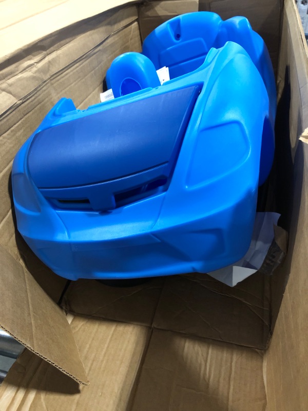 Photo 2 of Best Choice Products Kids 3-in-1 Push and Pedal Car Toddler Ride On w/ Handle, Horn, Music - Blue