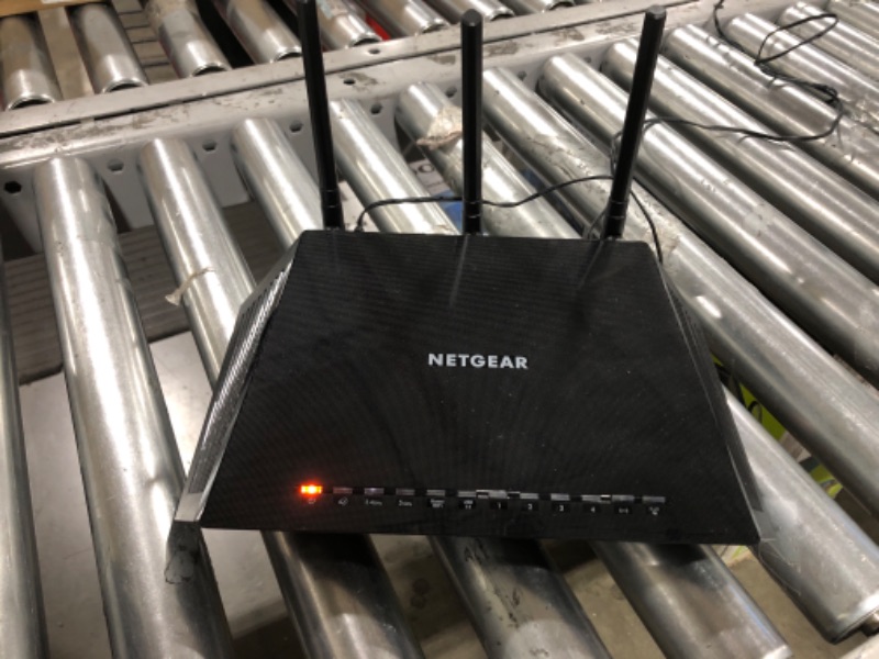 Photo 2 of NETGEAR Nighthawk Smart Wi-Fi Router, R6700 - AC1750 Wireless Speed Up to 1750 Mbps | Up to 1500 Sq Ft Coverage & 25 Devices | 4 x 1G Ethernet and 1 x 3.0 USB Ports | Armor Security AC WiFi