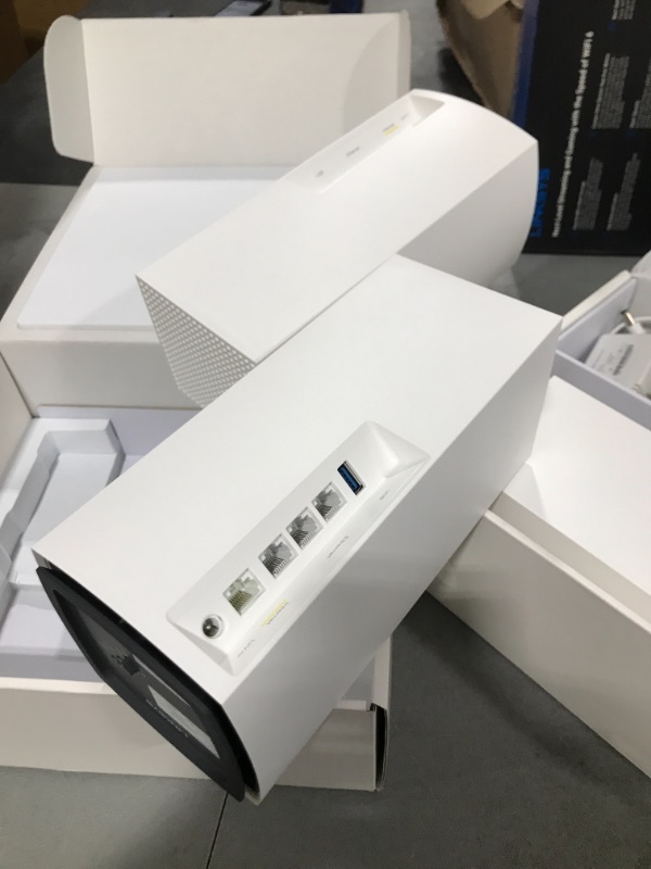 Photo 1 of Linksys MX12600 Velop Intelligent Mesh WiFi 6 System: AX4200, Tri-Band Wireless Network for Full-Speed Home Coverage, 8,100 sq ft (White, 3-Pack) WIFI 6 8100 Sq. ft - 120+ Devices