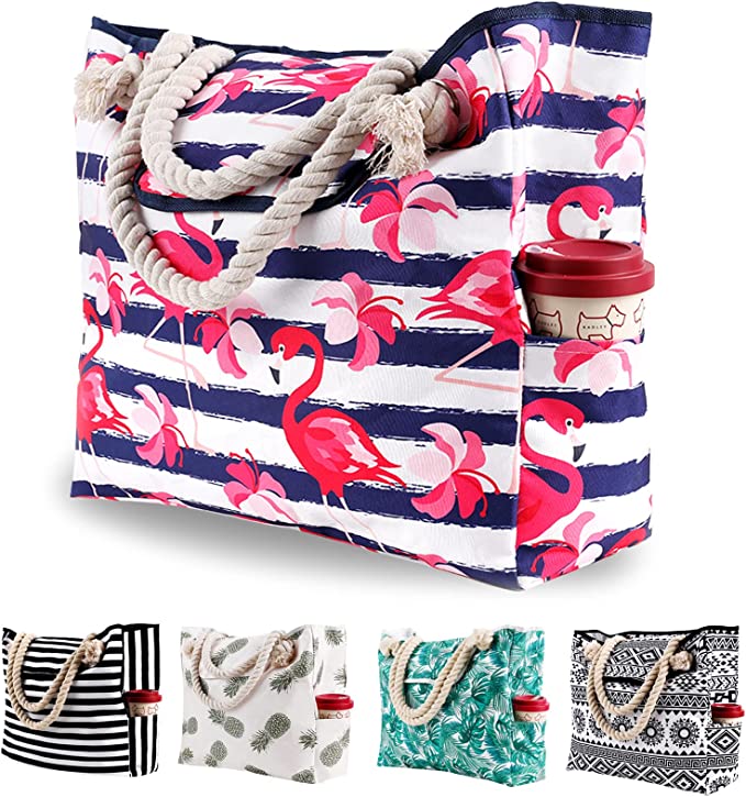 Photo 1 of  Large Waterproof Canvas Beach Bag
