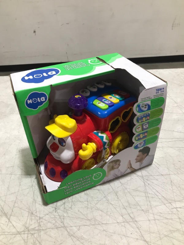 Photo 1 of Baby Toys 12-18 Months Musical Train Kids Toys for 1 2 3 4+ Year Old Boys Girls Gifts,Early Education Learning Toy with Fruit Block/Music/Light/ for 6 to 12 Months Toddler Christmas Birthday Gifts