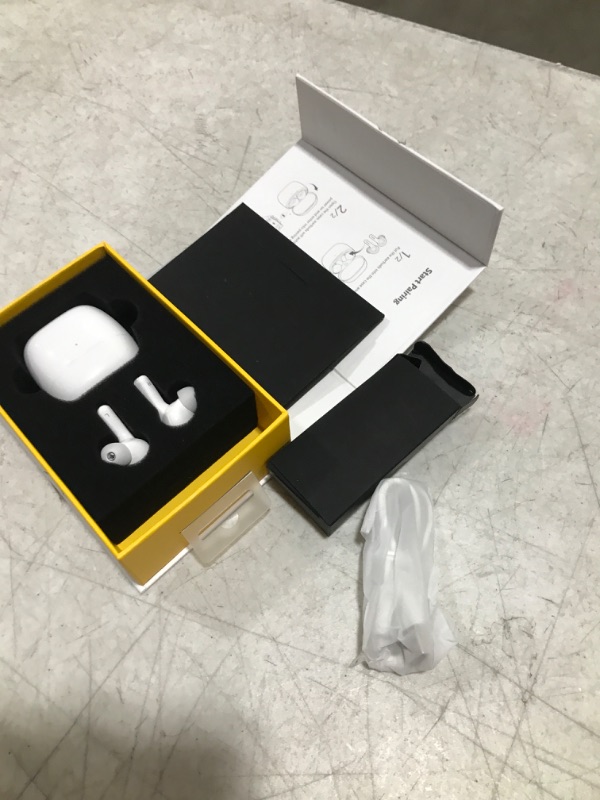 Photo 4 of EarFun® Air True Wireless Earbuds, Bluetooth Earbuds with 4 Mics, Sweatshield™ IPX7 Waterproof with Volume Control, USB-C Fast Charge, in-Ear Headphones with Wireless Charging, Deep Bass, 35H Playtime White