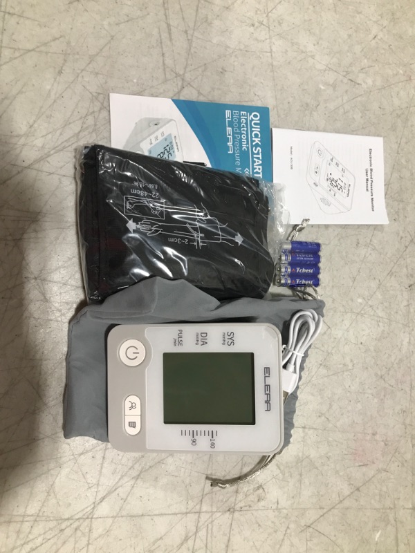 Photo 2 of Large Cuff Blood Pressure Monitor for Big Arms, 8.66-18.96 Inche XL Size Automatic Blood Pressure Machine for Adult, Measuring BP & Heart Rate (Gray)