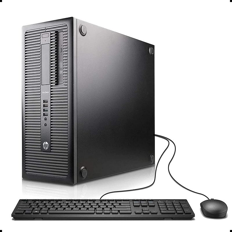 Photo 1 of Fastest hp Desktop Business Tower Computer PC (Intel Ci5-4570, 16GB Ram, 2TB HDD + 120GB SSD, Wireless WiFi, Display Port, USB 3.0) Win 10 Pro (Renewed) https://a.co/d/0WYB78P