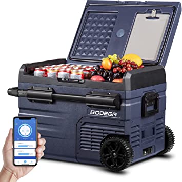 Photo 1 of ?Upgraded?BODEGA 12 Volt Car Refrigerator, RV Car Fridge Dual Zone APP Control, Portable Freezer,37 Quart (35L) -4?-68? RV Electric Compressor Cooler 12/24V DC and 100-240V AC for Outdoor, Camping, Travel, RV
