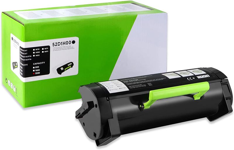 Photo 1 of 521H 52D1H00 Toner Cartridge Compatible with lexmark MS810 MS810n MS810dn MS810de MS811 MS811n MS811dn MS811dtn MS812 MS812dn MS812de MS710 MS710n MS711 MS711dn Printer?25,000 Yield, 1 Pack Black? https://a.co/d/igTQfWH