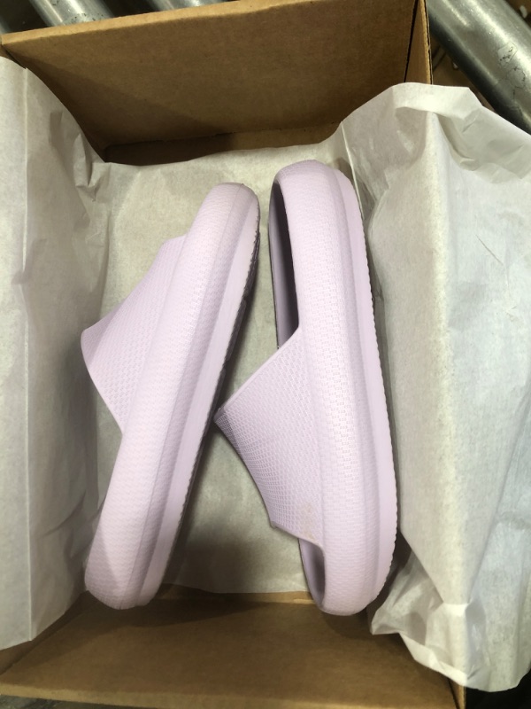 Photo 2 of 32 DEGREES Women's Cloud Slide | Slip-On | Waterproof | Pillow-Like Comfort | Lightweight Lavender Dew Medium