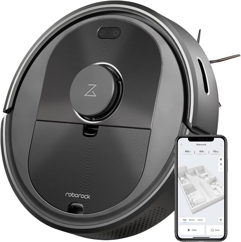 Photo 1 of roborock Q5 Robot Vacuum Cleaner, Strong 2700Pa Suction, Upgraded from S4 Max, LiDAR Navigation, Multi-Level Mapping, 180 mins Runtime, No-go Zones, Ideal for Carpets and Pet Hair
