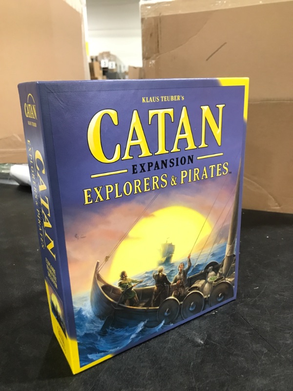 Photo 2 of Catan Explorers and Pirates Board Game Expansion | Board Game for Adults and Family | Adventure Board Game | Ages 12+ | for 3 to 4 Players | Average Playtime 90 Minutes | Made by Catan Studio