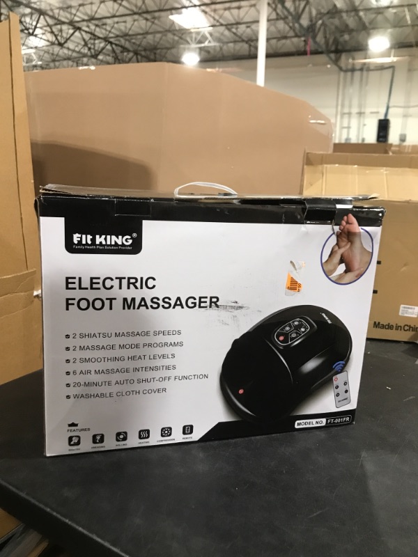 Photo 2 of FIT KING Foot Massager Machine with Remote Deep Kneading and Shiatsu Foot Massage with Heat for Plantar Fasciitis and Tired Muscles FT-001FR